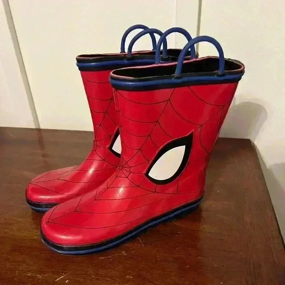 Marvel Spiderman rain boots size 2-3